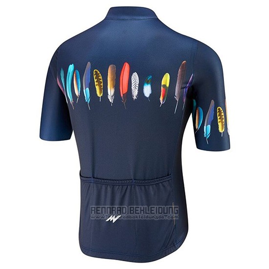 2019 Fahrradbekleidung Morvelo Dunkel Blau Trikot Kurzarm und Overall