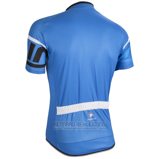 2016 Fahrradbekleidung Nalini Blau Trikot Kurzarm und Tragerhose