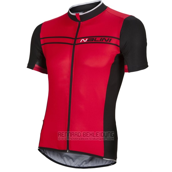 2016 Fahrradbekleidung Nalini Dunkel Rot Trikot Kurzarm und Tragerhose