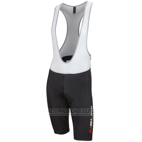 2016 Fahrradbekleidung Nalini Grau und Shwarz Trikot Kurzarm und Tragerhose