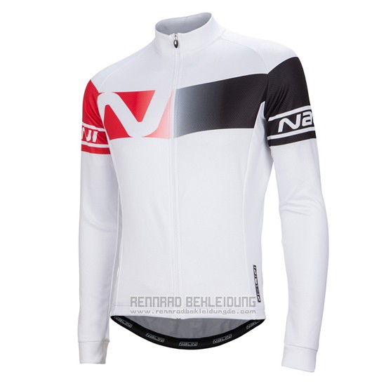 2016 Fahrradbekleidung Nalini Rot und Wei Trikot Langarm und Tragerhose