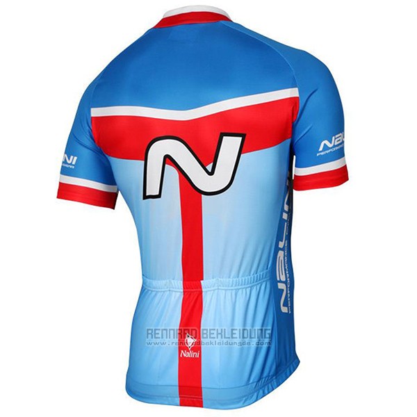 2017 Fahrradbekleidung Nalini Navision Azurblau Trikot Kurzarm und Tragerhose - zum Schließen ins Bild klicken