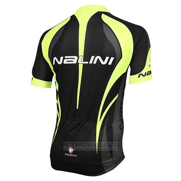 2017 Fahrradbekleidung Nalini Predazzo Shwarz Trikot Kurzarm und Tragerhose