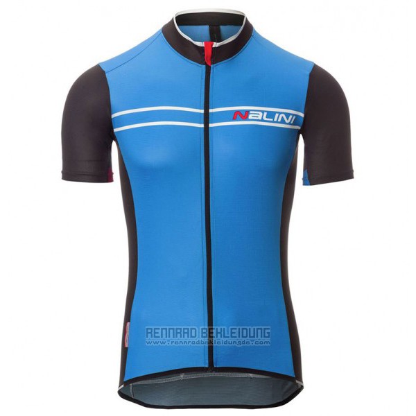 2017 Fahrradbekleidung Nalini Sinello Ti Blau Trikot Kurzarm und Tragerhose