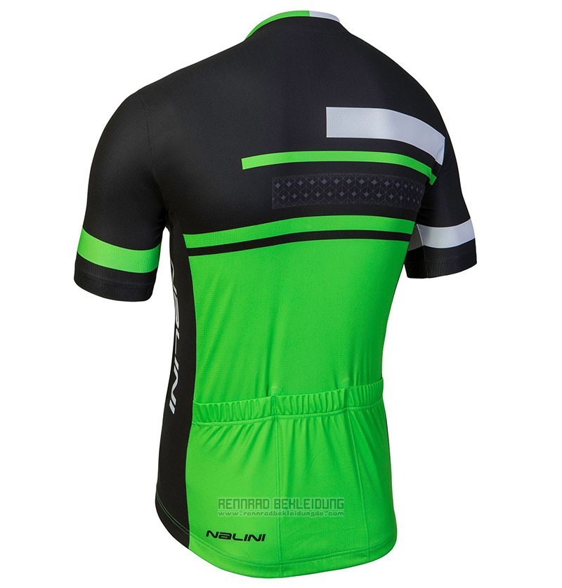 2018 Fahrradbekleidung Nalini Fatica Grun Trikot Kurzarm und Tragerhose