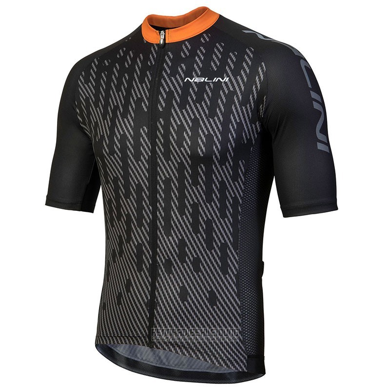 2018 Fahrradbekleidung Nalini Podio Shwarz Trikot Kurzarm und Tragerhose