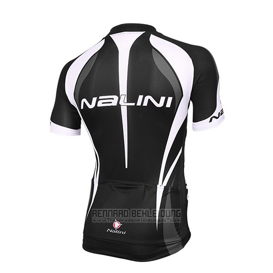 2018 Fahrradbekleidung Nalini Shwarz und Wei Trikot Kurzarm und Tragerhose