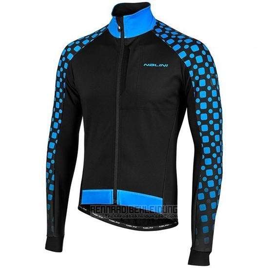 2019 Fahrradbekleidung Nalini Crit 3l 2.0 Shwarz Blau Trikot Langarm und Tragerhose