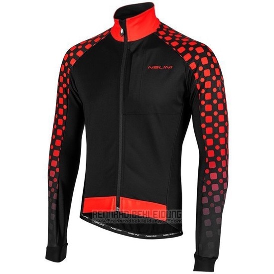 2019 Fahrradbekleidung Nalini Crit 3l 2.0 Shwarz Rot Trikot Langarm und Tragerhose