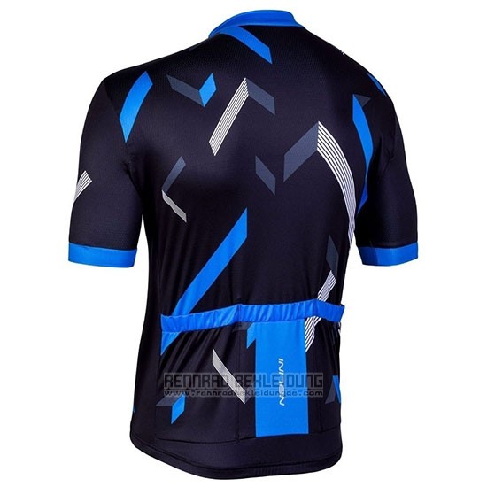 2019 Fahrradbekleidung Nalini Descesa 2.0 Shwarz Blau Trikot Kurzarm und Tragerhose - zum Schließen ins Bild klicken