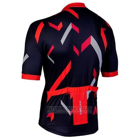 2019 Fahrradbekleidung Nalini Descesa 2.0 Shwarz Rot Trikot Kurzarm und Tragerhose - zum Schließen ins Bild klicken