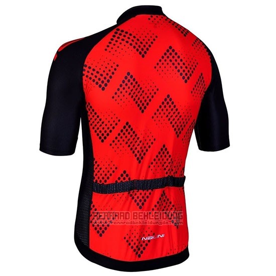 2019 Fahrradbekleidung Nalini Podio 2.0 Shwarz Rot Trikot Kurzarm und Tragerhose - zum Schließen ins Bild klicken