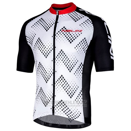 2019 Fahrradbekleidung Nalini Podio 2.0 Shwarz Wei Trikot Kurzarm und Tragerhose