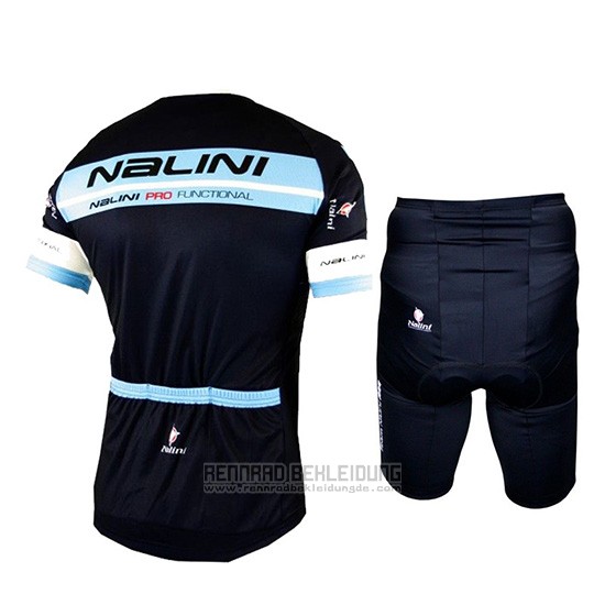 2019 Fahrradbekleidung Nalini Shwarz Blau Trikot Kurzarm und Overall