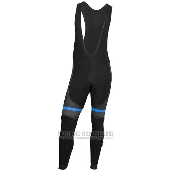 2019 Fahrradbekleidung Nalini Shwarz Blau Trikot Langarm und Tragerhose