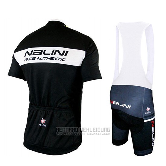 2019 Fahrradbekleidung Nalini Shwarz Gelb Trikot Kurzarm und Overall