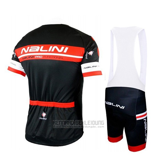 2019 Fahrradbekleidung Nalini Shwarz Rot Trikot Kurzarm und Overall