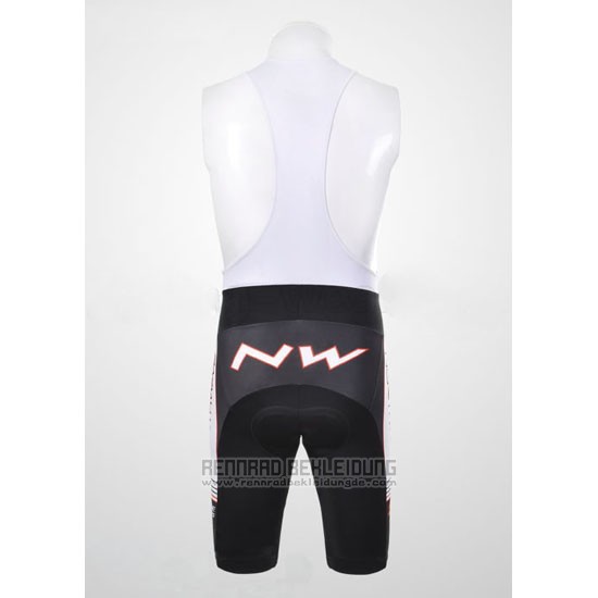 2012 Fahrradbekleidung Northwave Shwarz und Wei Trikot Kurzarm und Tragerhose