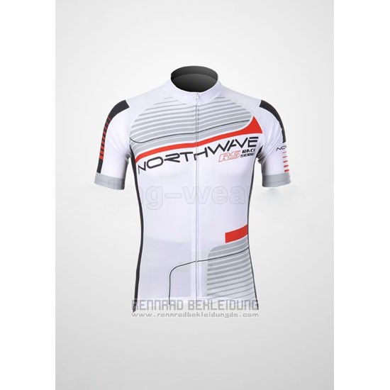 2012 Fahrradbekleidung Northwave Shwarz und Wei Trikot Kurzarm und Tragerhose