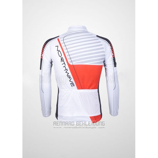 2012 Fahrradbekleidung Northwave Shwarz und Wei Trikot Langarm und Tragerhose