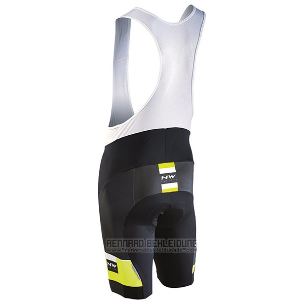 2017 Fahrradbekleidung Northwave Blade Shwarz Trikot Kurzarm und Tragerhose