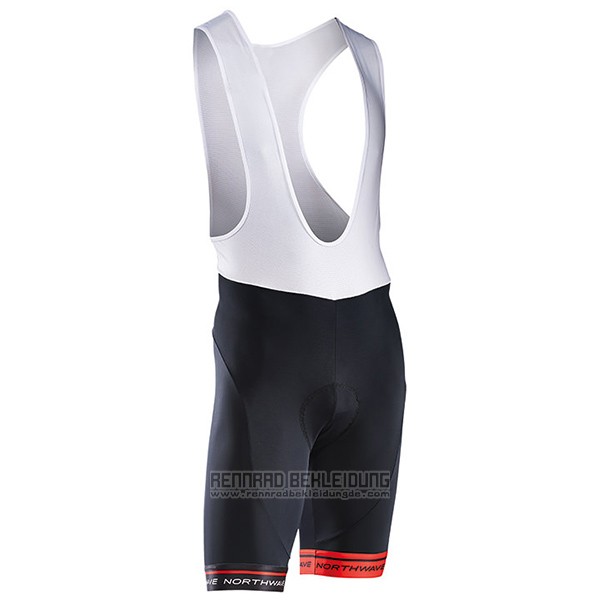 2017 Fahrradbekleidung Northwave Rot und Wei Trikot Kurzarm und Tragerhose