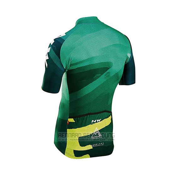 2018 Fahrradbekleidung Northwave Blade Grun Trikot Kurzarm und Tragerhose - zum Schließen ins Bild klicken