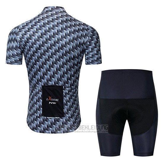 2019 Fahrradbekleidung Northwave Grau Orange Trikot Kurzarm und Tragerhose