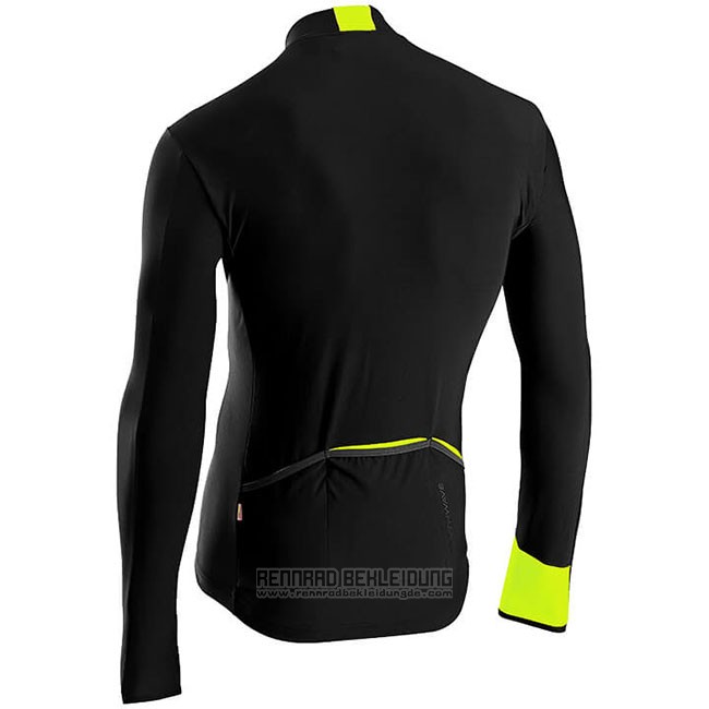 Fahrradbekleidung Northwave Shwarz Gelb Trikot Langarm und Tragerhose