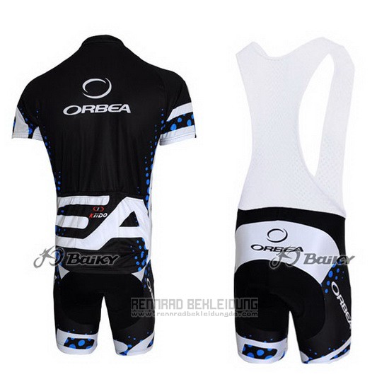 2013 Fahrradbekleidung Orbea Shwarz Trikot Kurzarm und Tragerhose