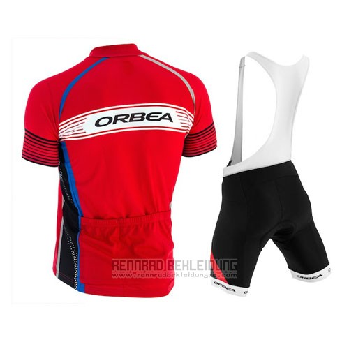 2015 Fahrradbekleidung Orbea Rot Trikot Kurzarm und Tragerhose