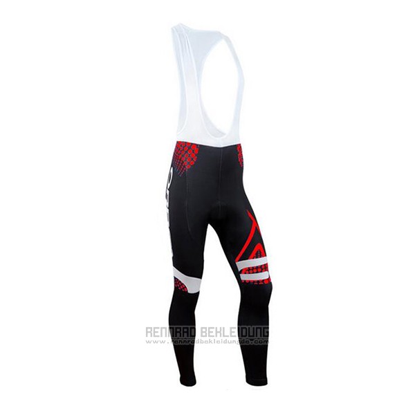 2017 Fahrradbekleidung Orbea Rot und Shwarz Trikot Langarm und Tragerhose