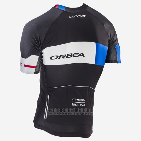 2017 Fahrradbekleidung Orbea Shwarz Trikot Kurzarm und Tragerhose