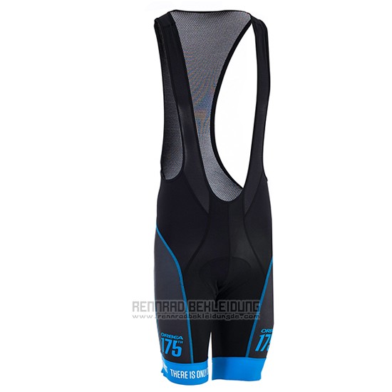 2017 Fahrradbekleidung Orbea Shwarz und Blau Trikot Kurzarm und Tragerhose