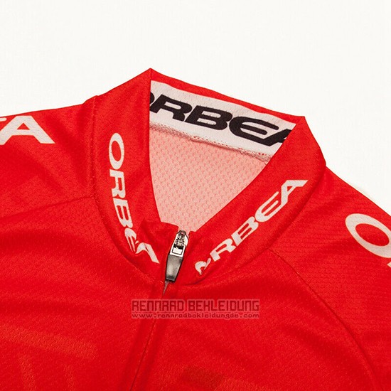 2019 Fahrradbekleidung Orbea Rot Shwarz Trikot Kurzarm und Tragerhose