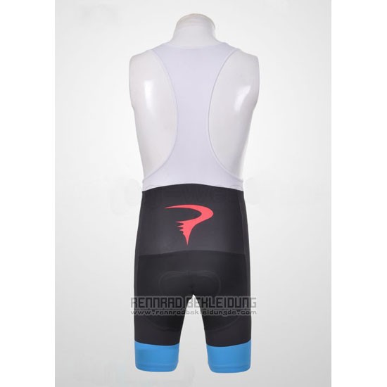 2011 Fahrradbekleidung Pinarello Azurblau und Shwarz Trikot Kurzarm und Tragerhose