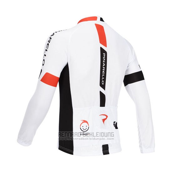 2013 Fahrradbekleidung Pinarello Shwarz und Wei Trikot Langarm und Tragerhose