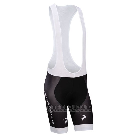 2014 Fahrradbekleidung Pinarello Shwarz und Wei Trikot Kurzarm und Tragerhose