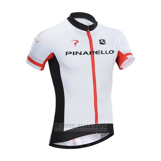 2014 Fahrradbekleidung Pinarello Shwarz und Wei Trikot Kurzarm und Tragerhose