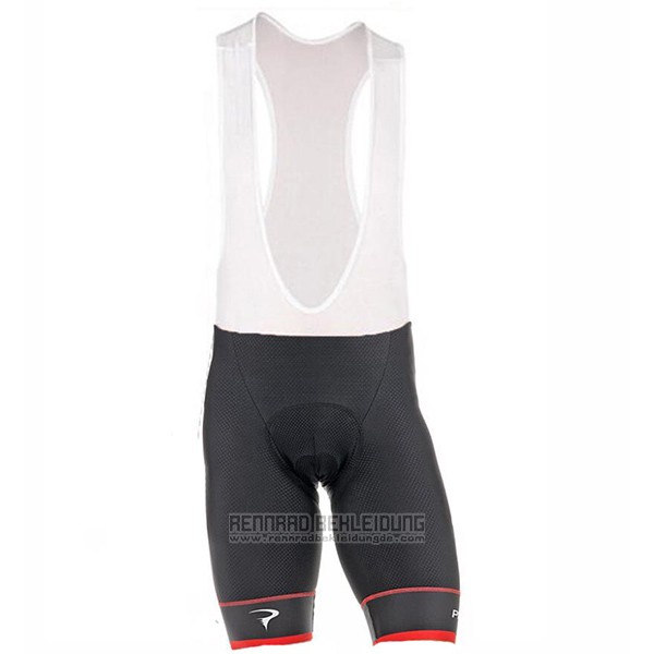 2017 Fahrradbekleidung Pinarello Shwarz und Rot Trikot Kurzarm und Tragerhose