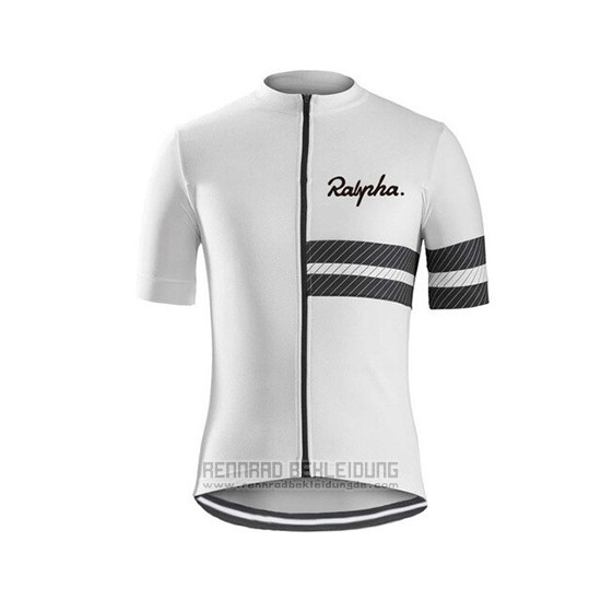 2019 Fahrradbekleidung Ralph Wei Shwarz Trikot Kurzarm und Tragerhose - zum Schließen ins Bild klicken