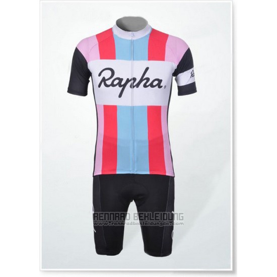 2012 Fahrradbekleidung Rapha Rot und Wei Trikot Kurzarm und Tragerhose