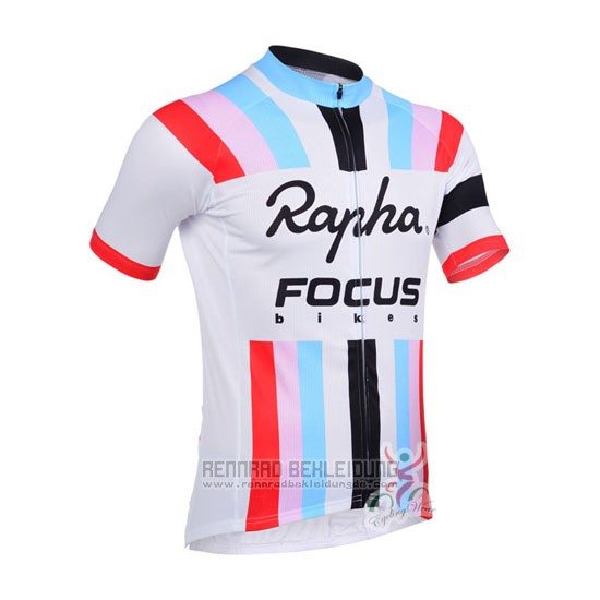 2013 Fahrradbekleidung Rapha Wei Trikot Kurzarm und Tragerhose