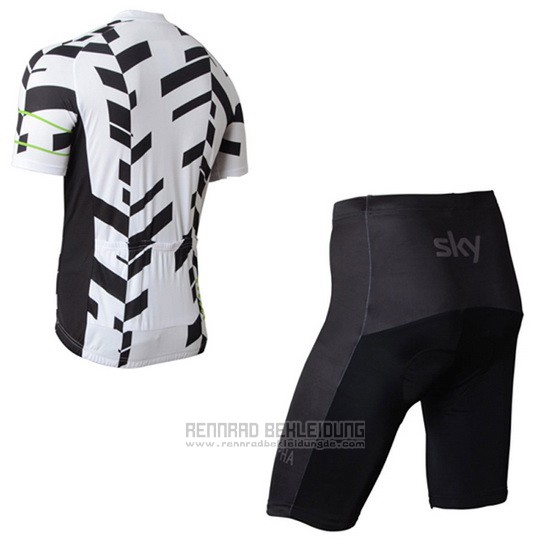 2015 Fahrradbekleidung Rapha Wei Trikot Kurzarm und Tragerhose