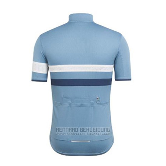 2018 Fahrradbekleidung Ralph Blau und Blau Tief Trikot Kurzarm und Tragerhose