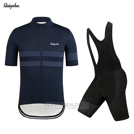 2019 Fahrradbekleidung Rapha Dunkel Blau Trikot Kurzarm und Overall - zum Schließen ins Bild klicken