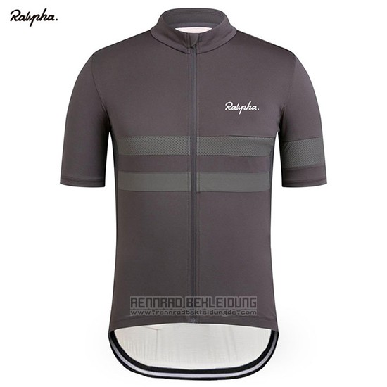 2019 Fahrradbekleidung Rapha Dunkel Grau Trikot Kurzarm und Overall