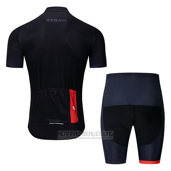 2019 Fahrradbekleidung STRAVA Shwarz Trikot Kurzarm und Overall - zum Schließen ins Bild klicken