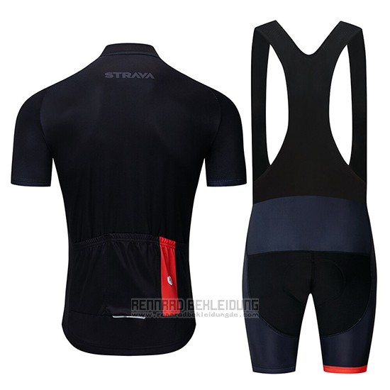 2019 Fahrradbekleidung STRAVA Shwarz Trikot Kurzarm und Overall - zum Schließen ins Bild klicken