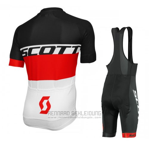 2016 Fahrradbekleidung Scott Gelb und Wei Trikot Kurzarm und Tragerhose